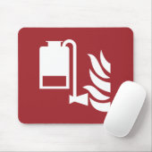 Draagbare schuimapplicator veiligheidsbord muismat (Met muis)