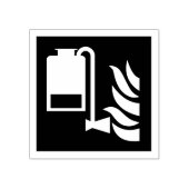 Draagbare schuimapplicator veiligheidsbord rubberstempel (Afrduk)