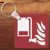 Draagbare schuimapplicator veiligheidsbord sleutelhanger (Voorkant)