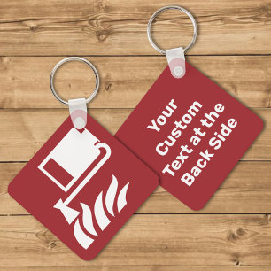 Draagbare schuimapplicator veiligheidsbord sleutelhanger