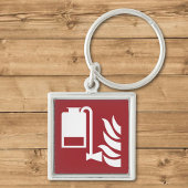 Draagbare schuimapplicator veiligheidsbord sleutelhanger