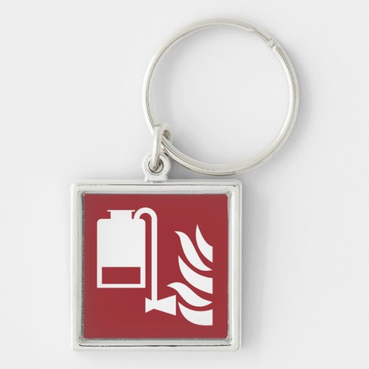 Draagbare schuimapplicator veiligheidsbord sleutelhanger (Voorkant)