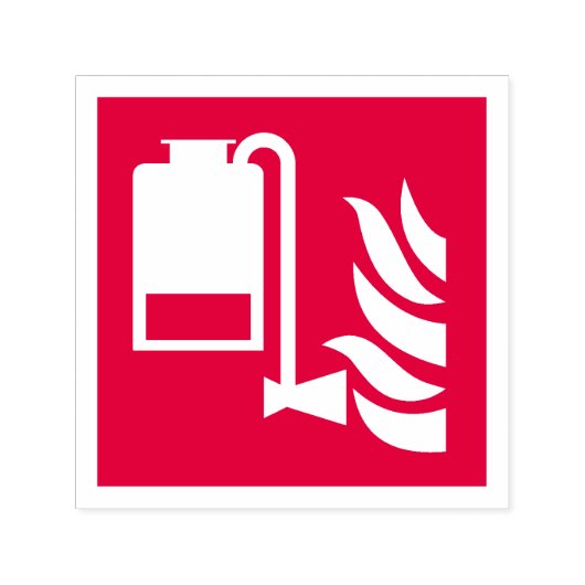 Draagbare schuimapplicator veiligheidsbord  zelfinktende stempel (Design)