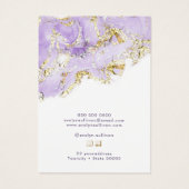 Draagbare speelsieraden voor design visitekaartje (Achterkant)