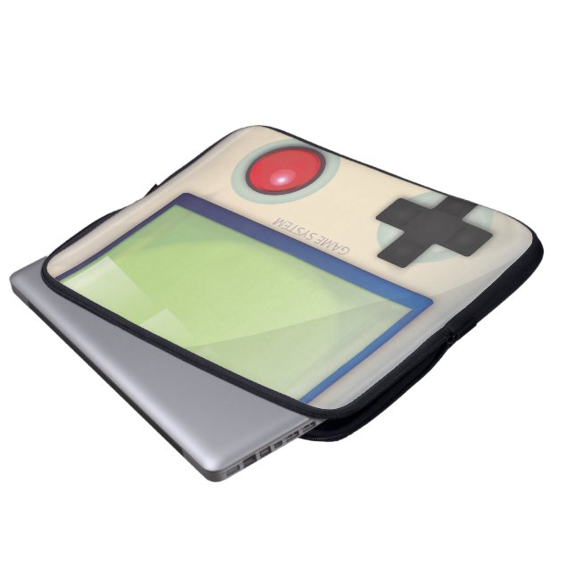Draagbare spelcomputer laptop sleeve (Voorkant onderkant)