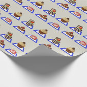 Draagbare standaard cadeaupapier (Hoek)