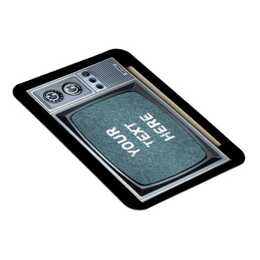 Draagbare televisie met ruis magneet (Rechterzijde)