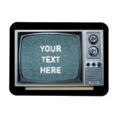 Draagbare televisie met ruis magneet (Horizontaal)
