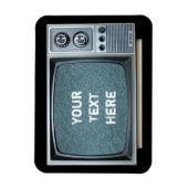 Draagbare televisie met ruis magneet (Verticaal)