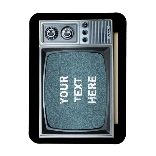 Draagbare televisie met ruis magneet (Verticaal)