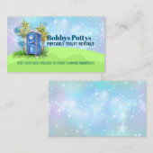 Draagbare toiletten Slogans Visitekaartje (Voorkant / Achterkant)