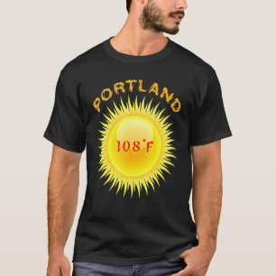 draagbare warmtegolf 108f snelste dag in Portland T-shirt