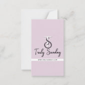 Draagbare zondag - Product-ID Notitiekaartje (Achterkant)