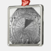 Draagbare zonnewijzer, van het gips Sierk 1756 Metalen Ornament (Links)