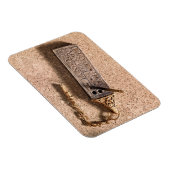 Draagbare zonnewijzer, zilver en goud, 10e eeuw (d magneet (Rechterzijde)