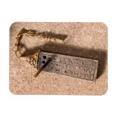 Draagbare zonnewijzer, zilver en goud, 10e eeuw (d magneet (Horizontaal)