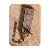 Draagbare zonnewijzer, zilver en goud, 10e eeuw (d magneet (Verticaal)