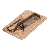 Draagbare zonnewijzer, zilver en goud, 10e eeuw (d magneet (Linkerzijde)