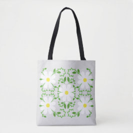 Draagbloem met kussenhoes tote bag