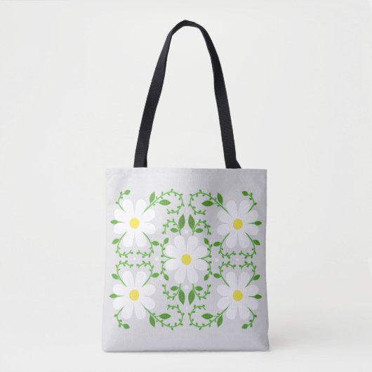 Draagbloem met kussenhoes tote bag (Voorkant)