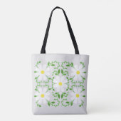 Draagbloem met kussenhoes tote bag (Achterkant)
