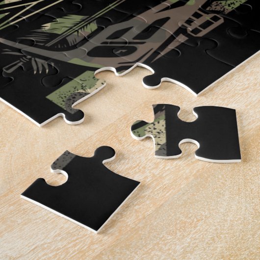 Draagboegjacht Legpuzzel (Zijkant)