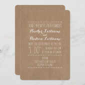 Draagbord geïnspireerd door 'ik doe'-bruiloft kaart (Voorkant / Achterkant)