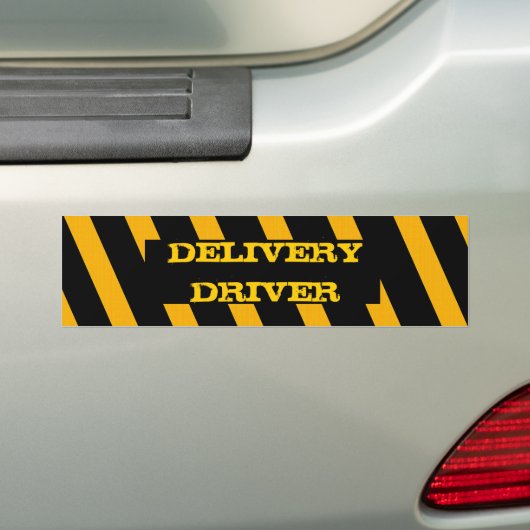 Draagbumpersticker voor chauffeur bumpersticker (Op auto)
