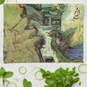 Draagde katjes in Jorgus door Vincent van Gogh Theedoek (Gevouwen)