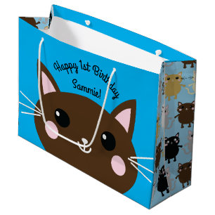 Draagfeest van het Kind van Kitty Cute Groot Cadeauzakje