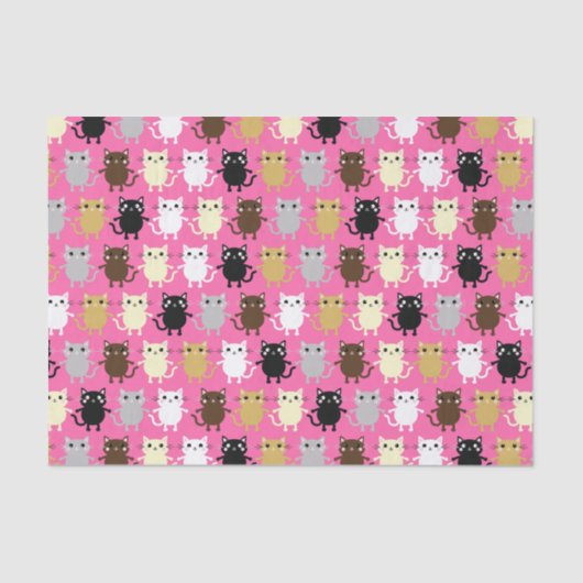 Draagfeest van het Kind van Kitty Cute Tissuepapier (Voorkant)