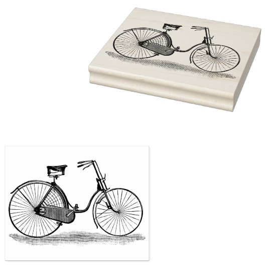  draagfiets rubberstempel (Gestempeld)