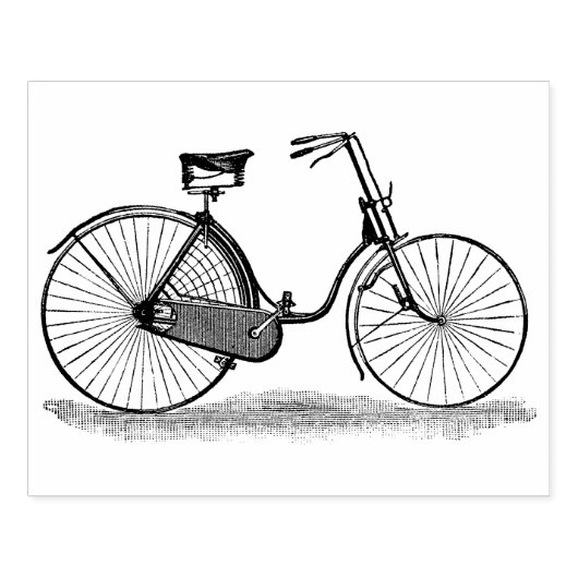  draagfiets rubberstempel (Afrduk)