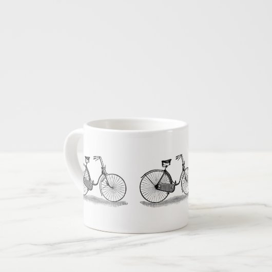  draagfiets voor dames espresso kop (Links)