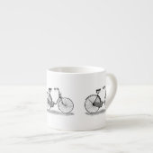  draagfiets voor dames espresso kop (Voorkant rechts)