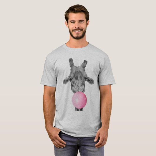 Draaggiraffe T-shirt (Voorkant volledig)
