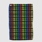 Draaghanddoeken voor golfhanddoeken, zwart, met me golfhanddoek (Voorkant)