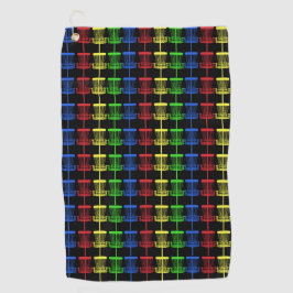 Draaghanddoeken voor golfhanddoeken, zwart, met me golfhanddoek