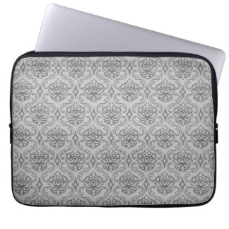 Draaghoes met zwarte grijze klep voor laptop sleeve