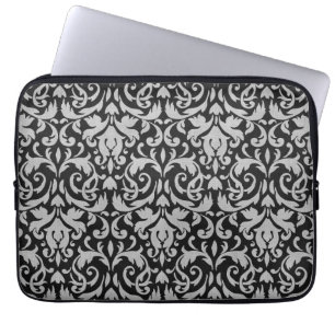 Draaghoes met zwarte grijze klep voor laptop sleeve