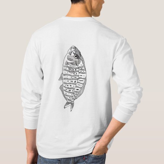 Draaghoes voor lange hoes, T-shirt (Achterkant)