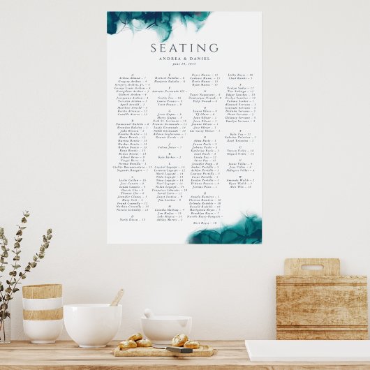 Draaginkttrouwzitje Poster (Keuken)