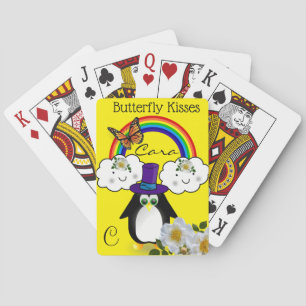 Draagkaart Dekken Penguin Rainbow Butterfly Pokerkaarten