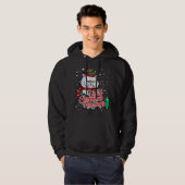 Draagkatteplank haat kerstavond hoodie (Voorkant volledig)