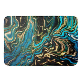 Draagkleuren Marble Gold Aqua Bath Mat