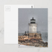 Draagland Breakwater / Bug Light Briefkaart (Voorkant / Achterkant)