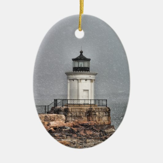 Draagland Breakwater / Bug Light Keramisch Ornament (Voorkant)