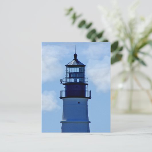 Draagland Head Light Tower Briefkaart (Staand voorkant)