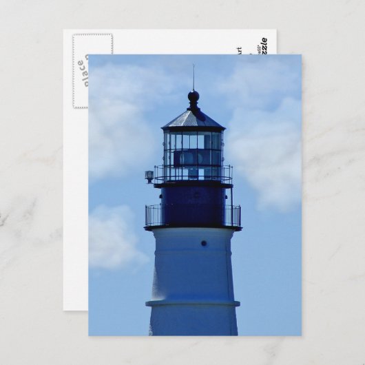 Draagland Head Light Tower Briefkaart (Voorkant / Achterkant)