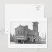 Draagland, OF Uitzicht en toren voor brandweerpost Briefkaart (Voorkant / Achterkant)